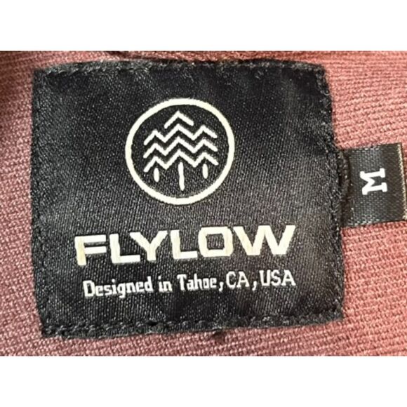 Women's Fly Low Brigitte Tech Flannel Shirt Medium Snap Button Gorpcore Western - Picture 6 of 10